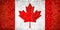 Grunge mosaic Flag of Canada