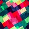 Grunge mosaic seamless pattern with blob effect