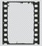 Grunge movie film strip, photo filmstrip frame