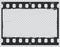 Grunge movie film strip, vintage filmstrip frame