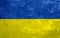 Grunge National Ukrainian Country Flag