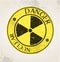 Grunge nuclear sign