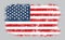 Grunge old American flag vector illustration