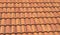 Grunge Orange Corrugated Roof Tile