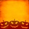 Grunge orange halloween background