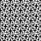 Grunge pattern with black and white crosses. Hipster hand drawn background. Repeating minimalist pattern for textile design