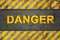 Grunge Pattern with Warning Text (Danger)