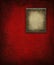 Grunge Picture Frame on red Wall