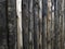Grunge Pine Fence,Natural dark surface and some peeled put in vertical pattern.