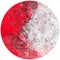 Grunge red point, circle, round background, isolated web button template