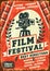 Grunge retro film festival poster