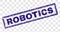 Grunge ROBOTICS Rectangle Stamp