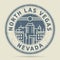 Grunge rubber stamp or label with text North Las Vegas, Nevada