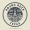 Grunge rubber stamp or label with text Round Rock, Texas