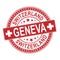 Grunge rubber stamp with the text Switzerland, Geneva, vector illustration