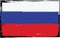 Grunge RUSSIA flag or banner