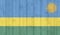 Grunge rwanda flag