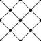 Grunge seamless pattern of black diagonal stripes and polka dot