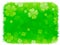 Grunge Shamrock Background