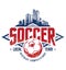 Grunge Soccer Emblem