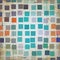Grunge squares abstract pattern