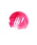 Grunge sticker with text Hi. Pink banner. Retro label. Website decorative element. Watercolor vintage background.