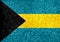 Grunge Style Bahamas National Flag