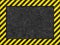 Grunge Surface as Warning Frame