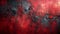 Grunge texture effect background. Distressed rough dark abstract textured. Black isolated on red.