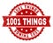 Grunge Textured 1001 THINGS Stamp Seal