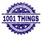 Grunge Textured 1001 THINGS Stamp Seal
