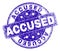 Grunge Textured ACCUSED Stamp Seal