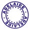 Grunge Textured ADELAIDE Round Stamp Seal