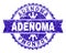 Grunge Textured ADENOMA Stamp Seal with Ribbon