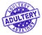 Grunge Textured ADULTERY Stamp Seal