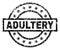 Grunge Textured ADULTERY Stamp Seal