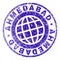 Grunge Textured AHMEDABAD Stamp Seal