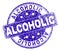 Grunge Textured ALCOHOLIC Stamp Seal