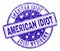 Grunge Textured AMERICAN IDIOT Stamp Seal