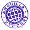 Grunge Textured ANGUILLA Stamp Seal