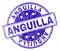 Grunge Textured ANGUILLA Stamp Seal