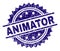 Grunge Textured ANIMATOR Stamp Seal