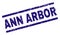 Grunge Textured ANN ARBOR Stamp Seal