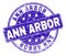 Grunge Textured ANN ARBOR Stamp Seal