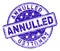 Grunge Textured ANNULLED Stamp Seal