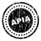 Grunge Textured APIA Stamp Seal