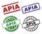 Grunge Textured APIA Stamp Seals