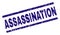 Grunge Textured ASSASSINATION Stamp Seal