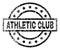 Grunge Textured ATHLETIC CLUB Stamp Seal