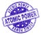 Grunge Textured ATOMIC POWER Stamp Seal